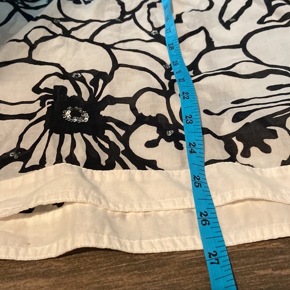 INC long sleeve bell tunic or coverup- M - Picture 4 of 6